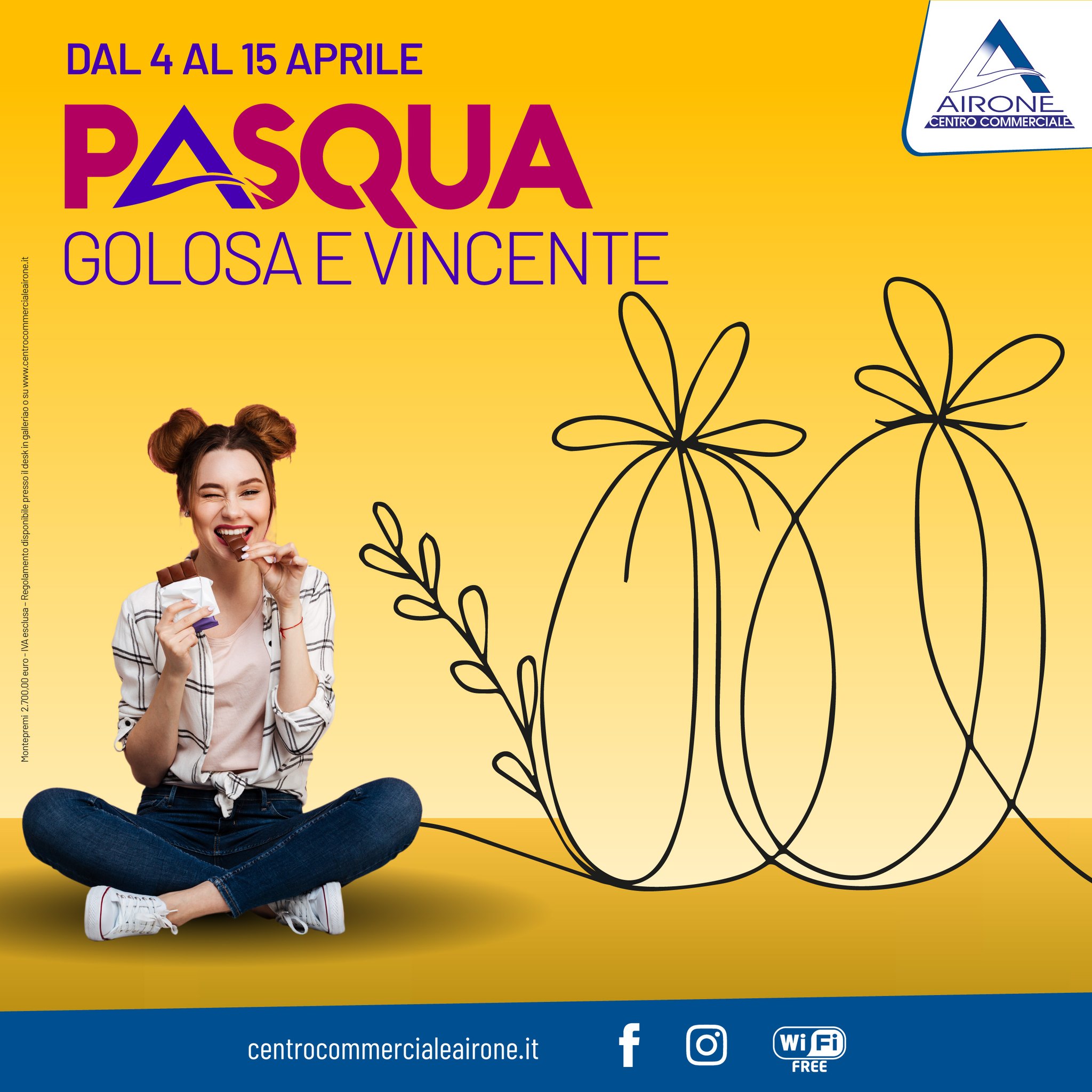 concorso a premi centro commerciale airone pasqua golosa e vincente thekom