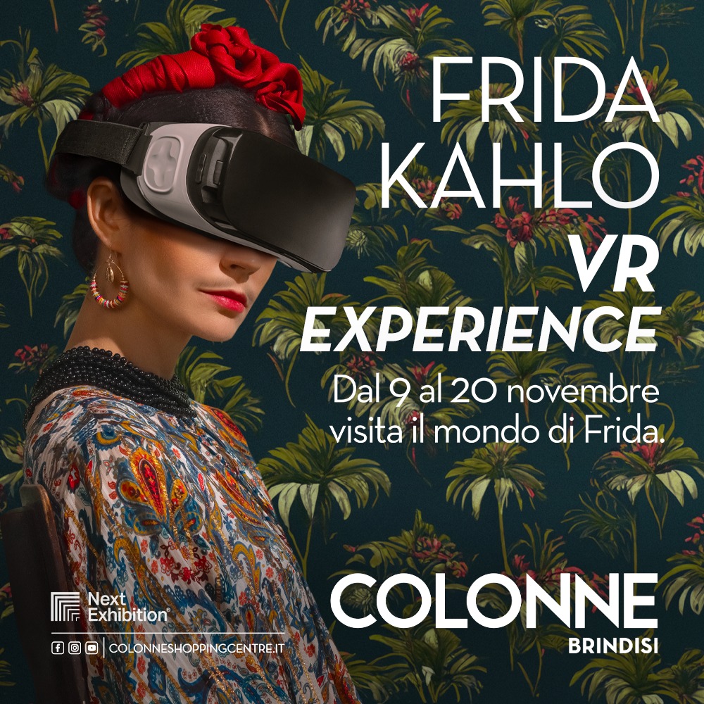 evento frida kahlo vr experience centro commerciale colonne thekom
