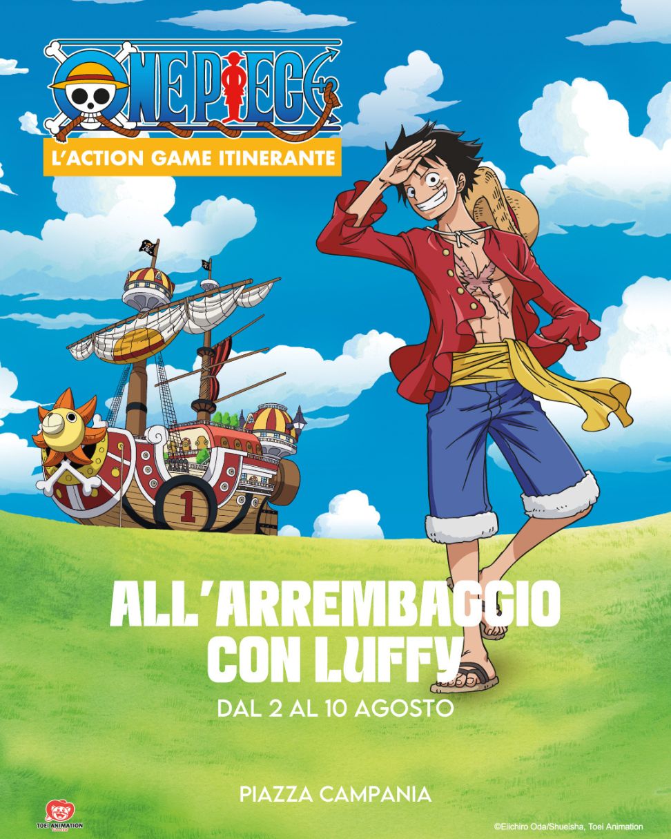 Immagine comunicazione evento action game one piece